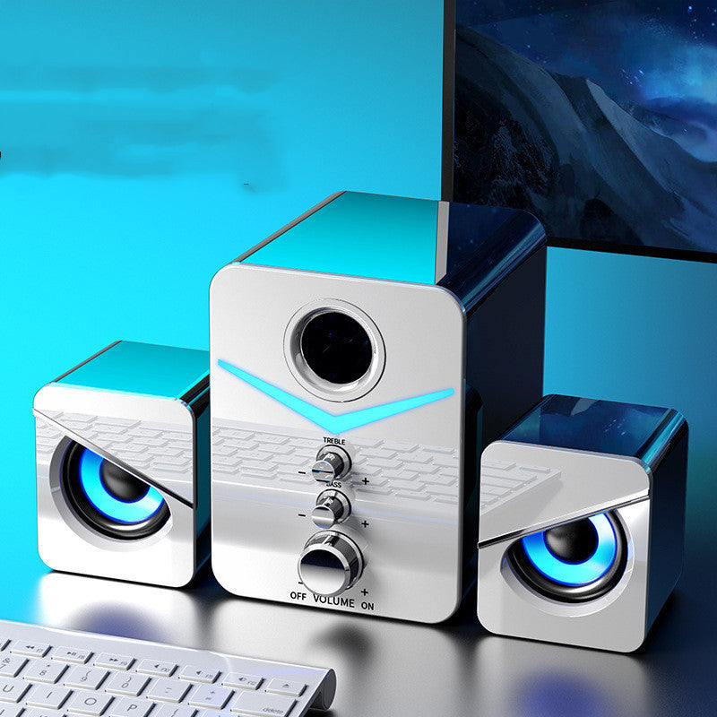 Desktop Computer Sound Bar Speakers with Compact Maneuverable Size Bluetooth Speaker - NOVAEDGE