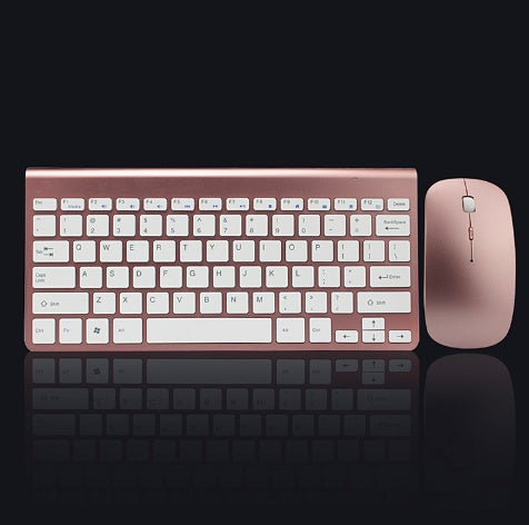 2.4G Wireless Keyboard And Mouse Protable Mini Keyboard Mouse Combo Set For Notebook Laptop Mac Desktop PC Computer Smart TV PS4 - NOVAEDGE