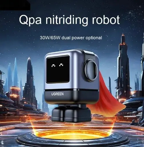 AI Companion Nexode 65W GaN USB-C Charger (3-Port) - NOVAEDGE