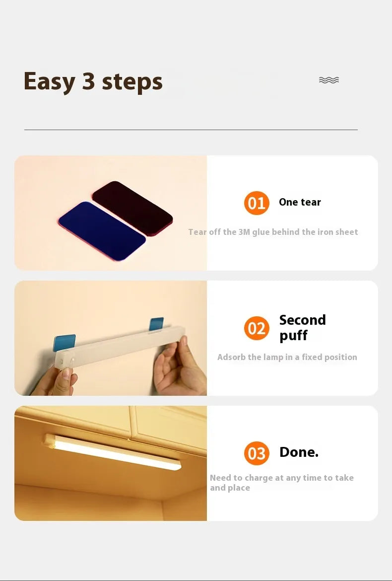 Motion Sensor Magnetic Night Light - NOVAEDGE