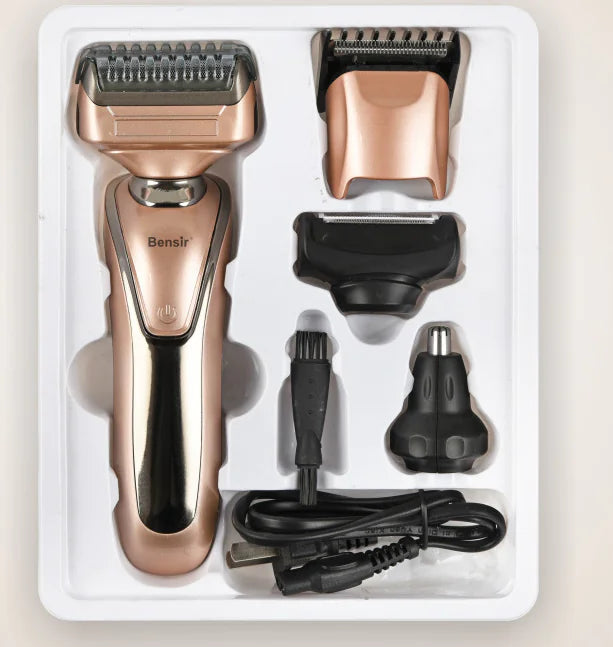 3-in-1 Electric Shaver, Hair Clipper & Nose Trimmer - NOVAEDGE