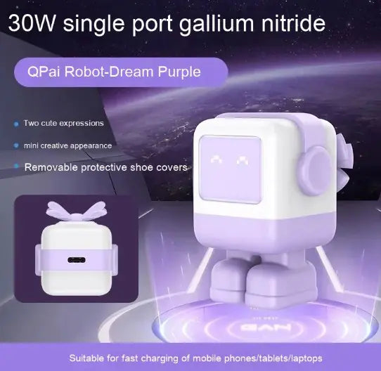 AI Companion Nexode 65W GaN USB-C Charger (3-Port) - NOVAEDGE