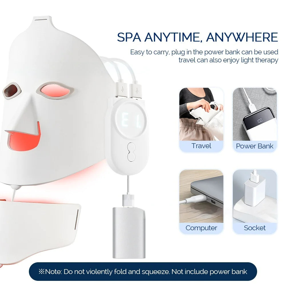 LED Silicone Face Mask – Skin Rejuvenation & Acne Treatment - NOVAEDGE