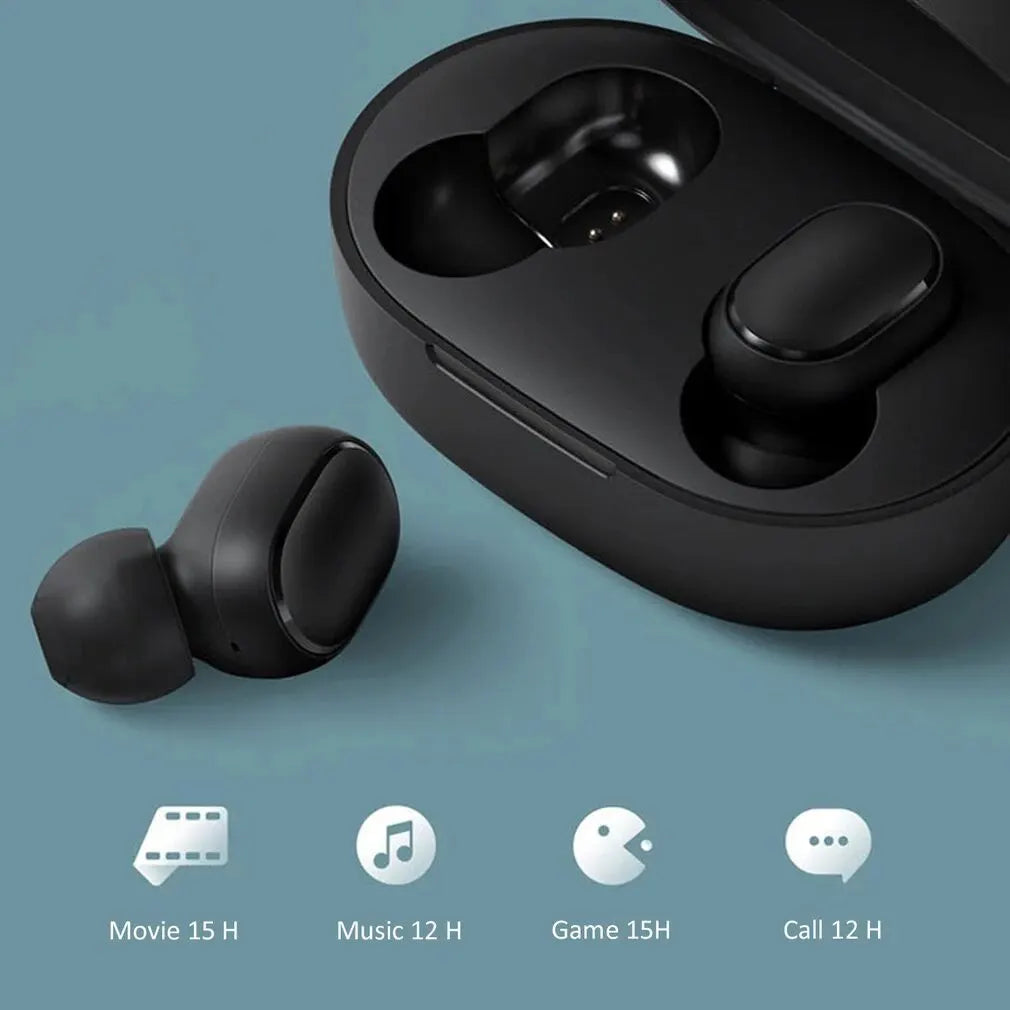 TWS A6S Wireless Bluetooth Headset Earbuds Noice Cancelling Earphone Bluetooth Headphones with Mic for Huawei Xiaomi Redmi - NOVAEDGE