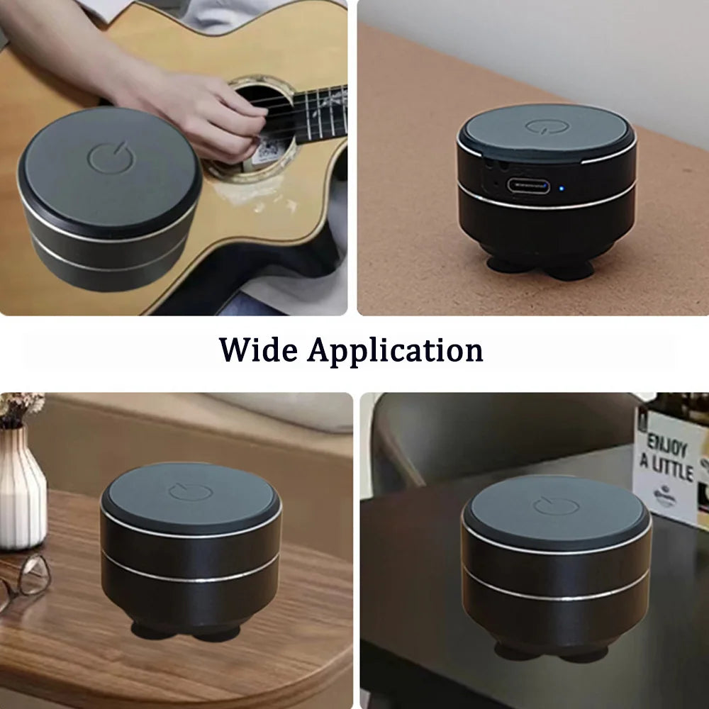 Wireless Bluetooth Speaker Digital Dual TWS Vibration Stereo Sound Audio Mini Bone Conduction Speaker With FM - NOVAEDGE