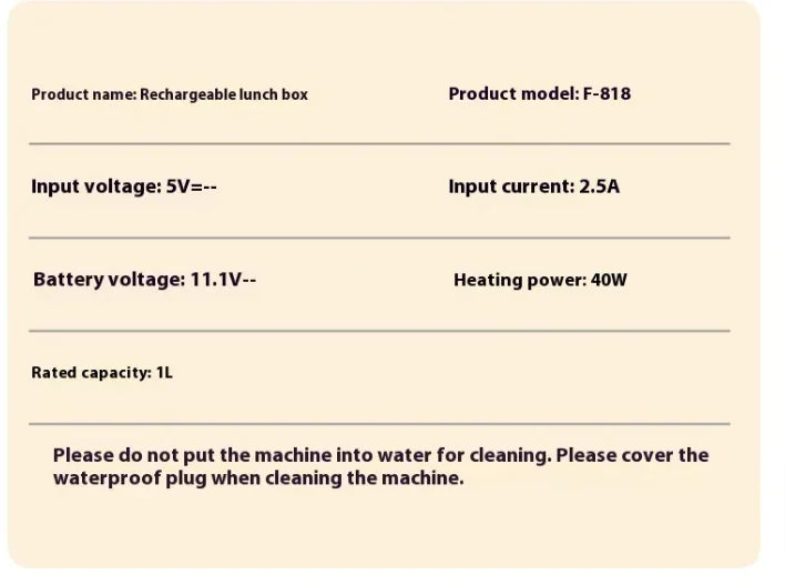 Electric Heated Lunch Box XL - NOVAEDGE