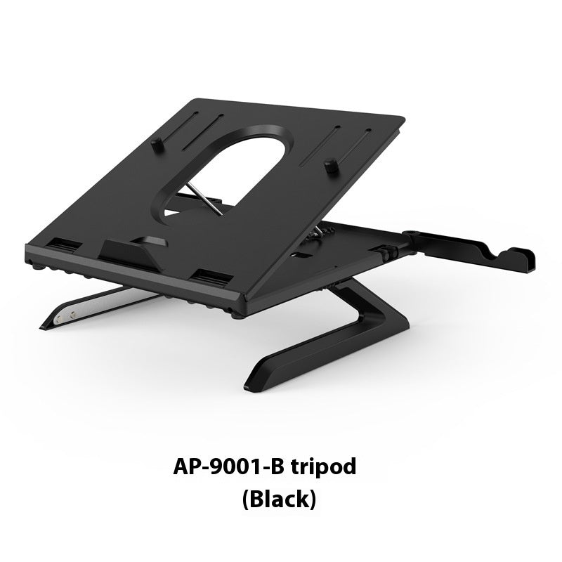 New Laptop Stand Multifunctional Folding Lift Portable Laptop Stand Monitor Increase Rack Aluminum Alloy Base - NOVAEDGE