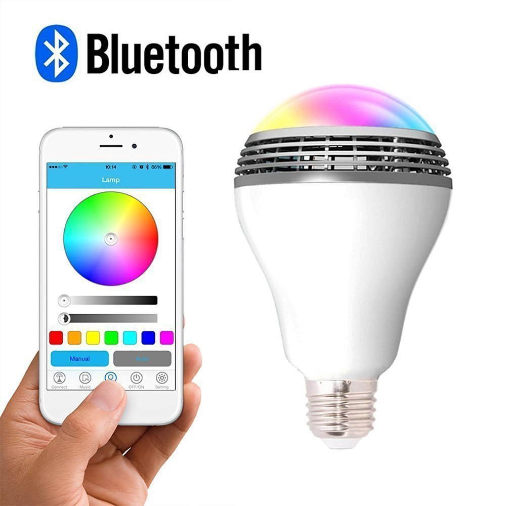 Creative Home LED Smart Bluetooth Speaker E27 Bulb Light - NOVAEDGE