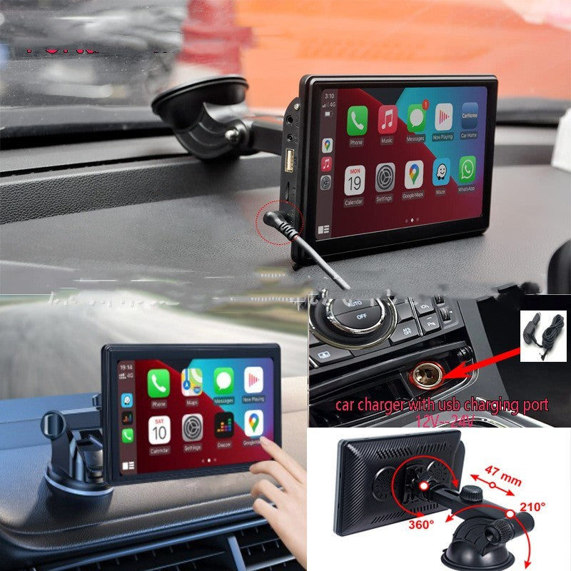 Portable IPS Car Smart Screen Wireless Projection Screen Carplay Android AUTO - NOVAEDGE