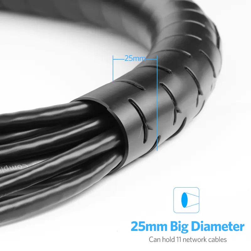 UGREEN Cable Management Sleeve for Organizing Wires - NOVAEDGE