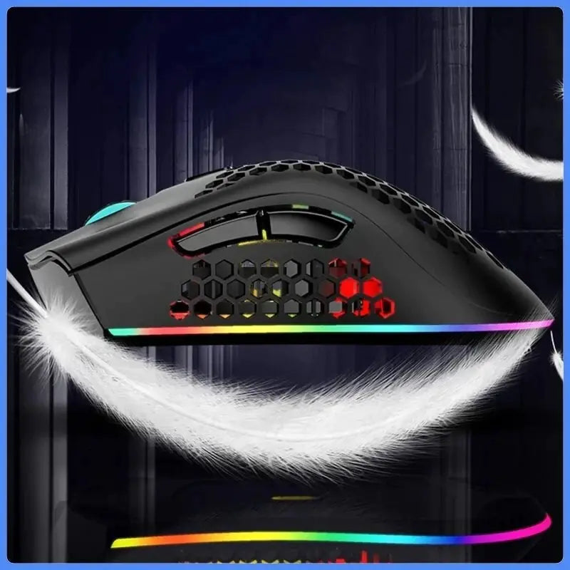 BM600 Rechargeable Wireless RGB Gaming Mouse for PC - NOVAEDGE