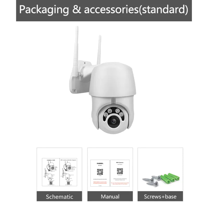 1080p Wireless Outdoor WiFi Security Camera - NOVAEDGE
