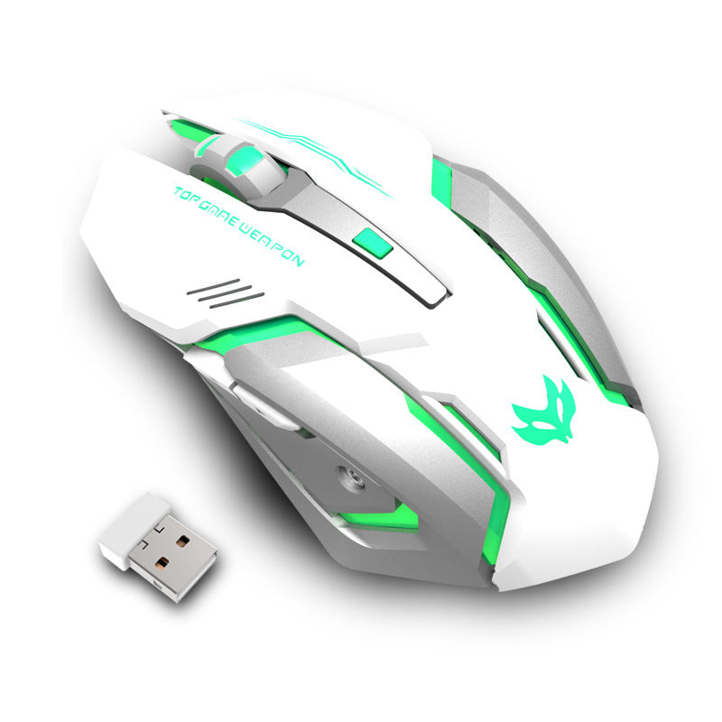 Wireless Charging Silent Gaming Mouse Machinery - NOVAEDGE