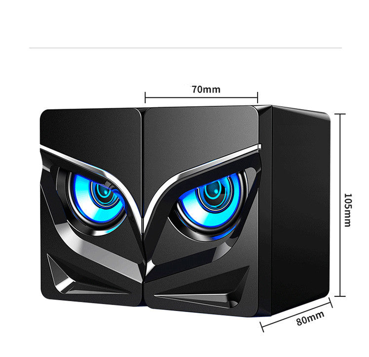 Desktop Computer Sound Bar Speakers with Compact Maneuverable Size Bluetooth Speaker - NOVAEDGE