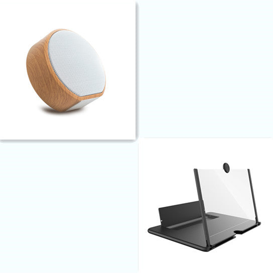 Mini Wood Bluetooth Speaker Portable Outdoor Wireless Support AUX TF - NOVAEDGE