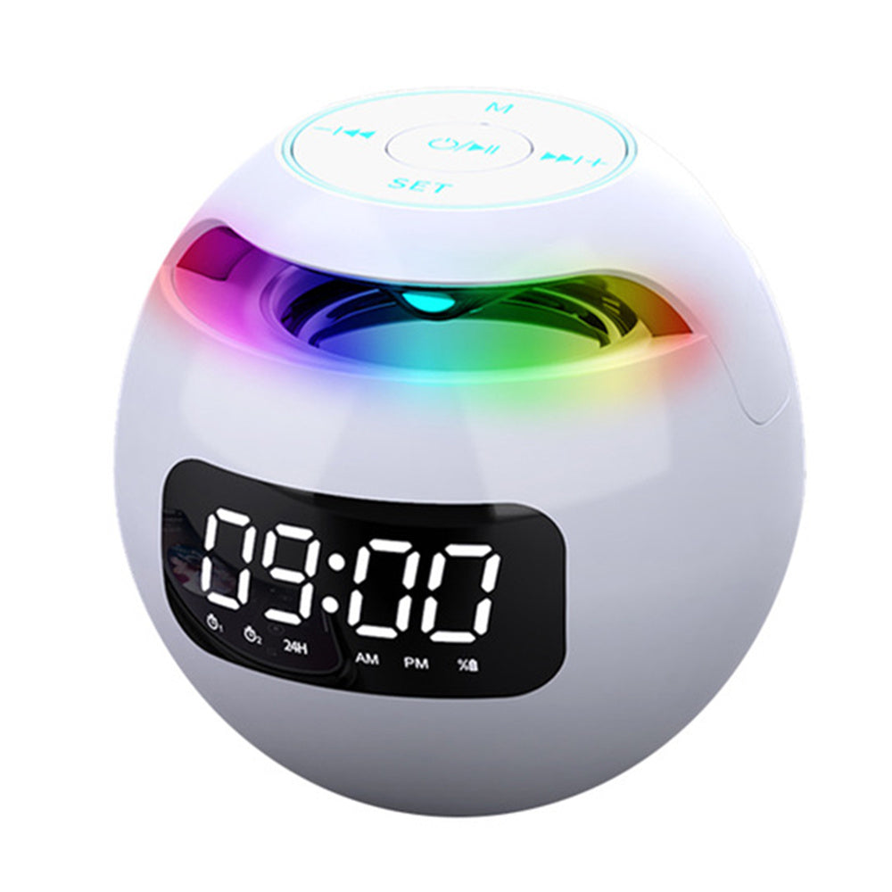 New Portable Wireless Alarm Clock Bluetooth Speaker - NOVAEDGE