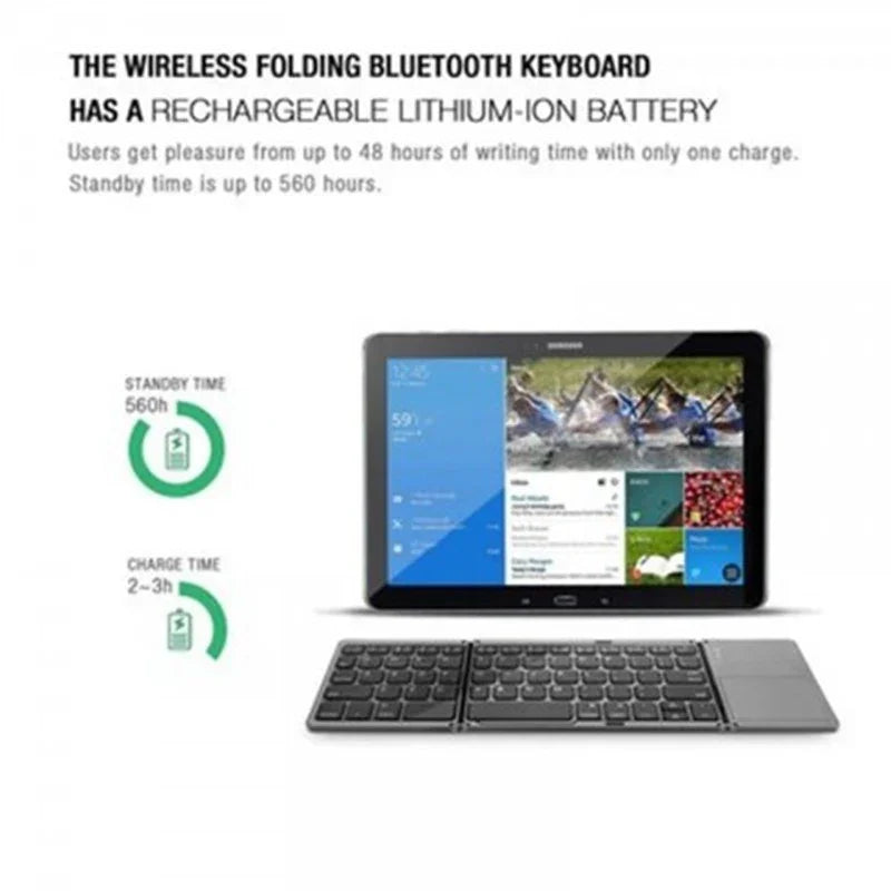 Folding Bluetooth Keyboard - NOVAEDGE