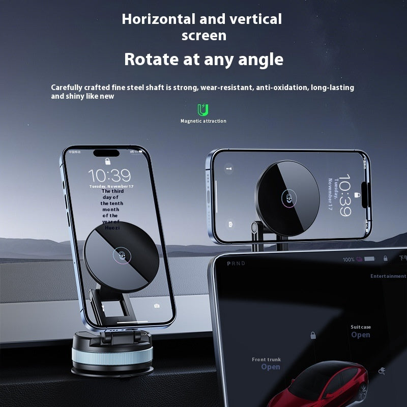 Folding Table For Car Magnetic Phone Holder - NOVAEDGE