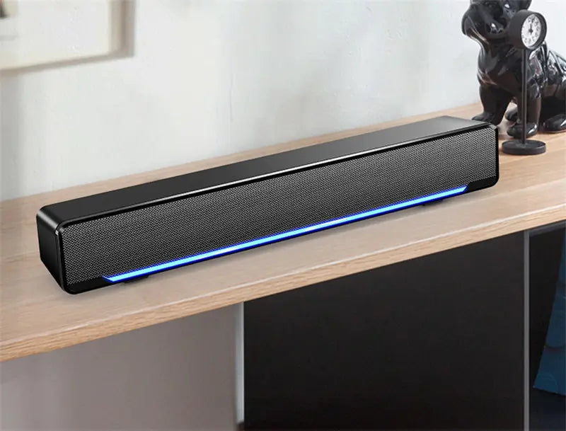 Desktop USB Soundbar with Subwoofer for Home Use - NOVAEDGE