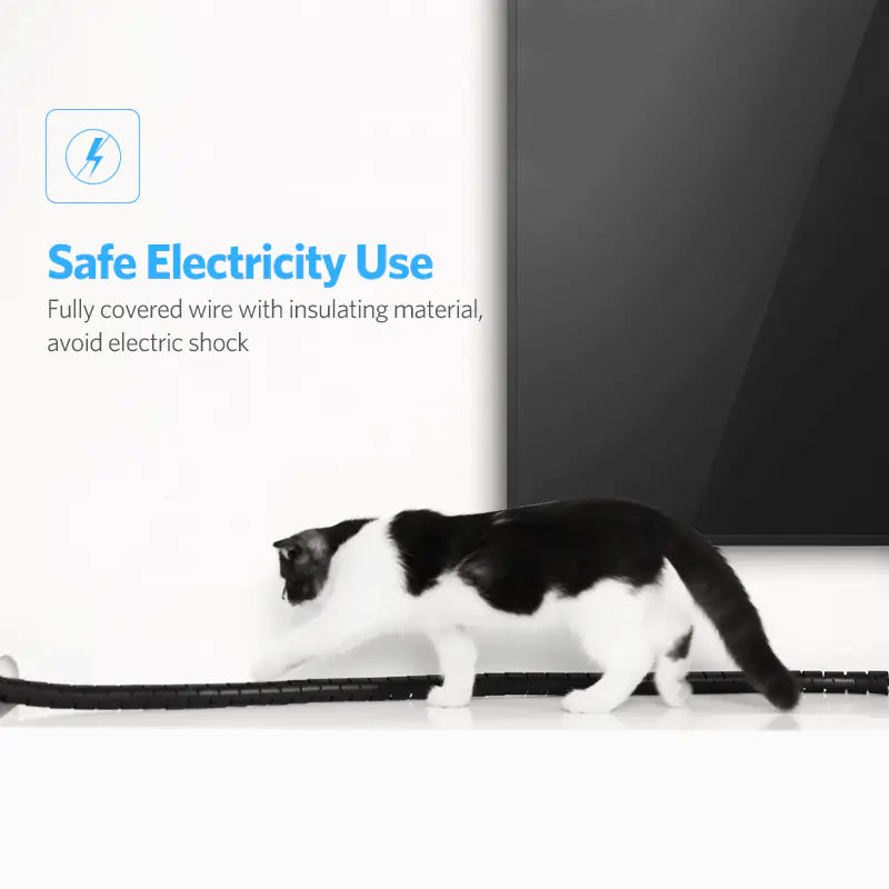 UGREEN Cable Management Sleeve for Organizing Wires - NOVAEDGE