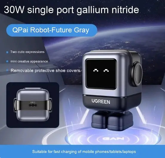 AI Companion Nexode 65W GaN USB-C Charger (3-Port) - NOVAEDGE