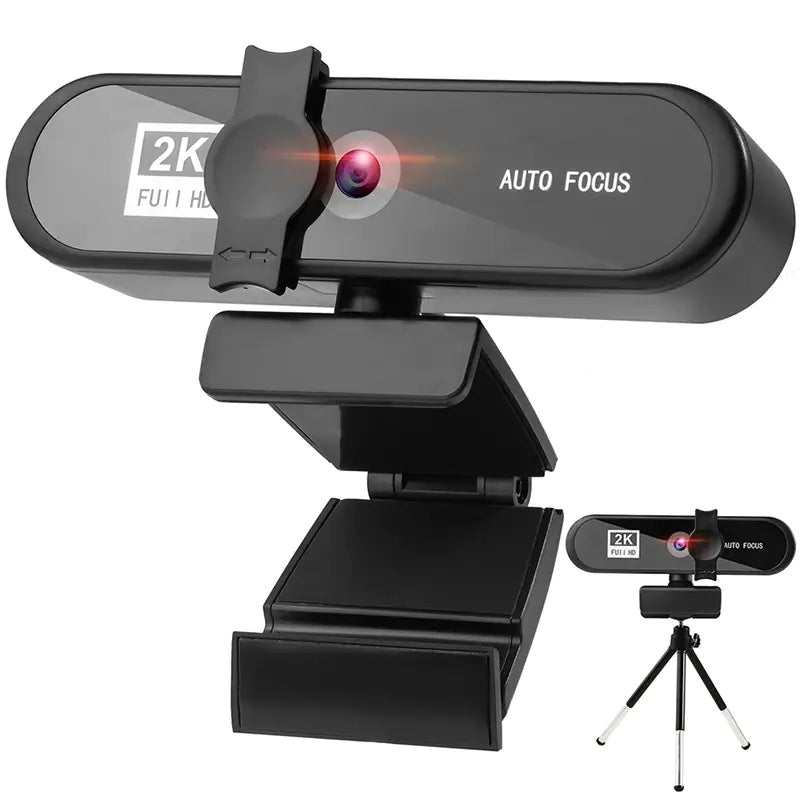 4K 1080p USB Webcam with Microphone and Tripod - NOVAEDGE