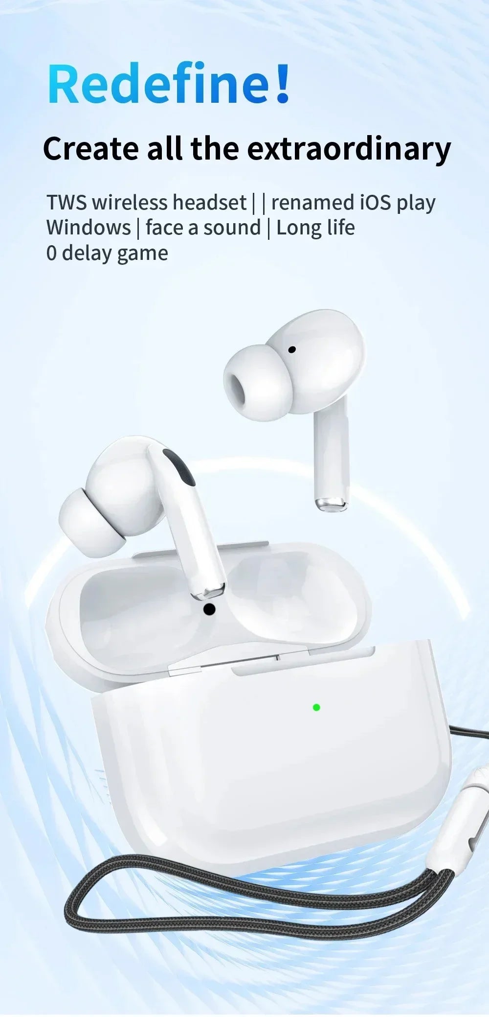 Air Pro True Wireless Bluetooth Earphones Headphones - NOVAEDGE