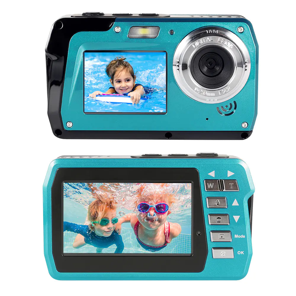 4K Digital Camera with Dual LCD Screens and Waterproof - NOVAEDGE
