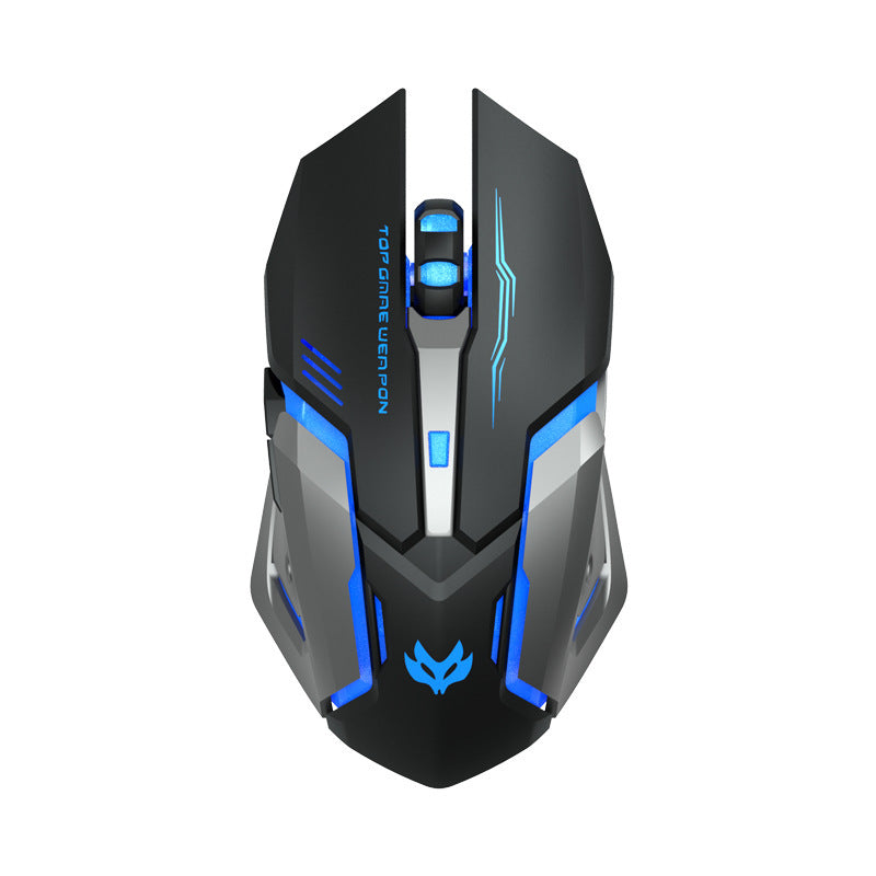 Wireless Charging Silent Gaming Mouse Machinery - NOVAEDGE
