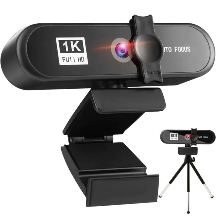 4K 1080p USB Webcam with Microphone and Tripod - NOVAEDGE