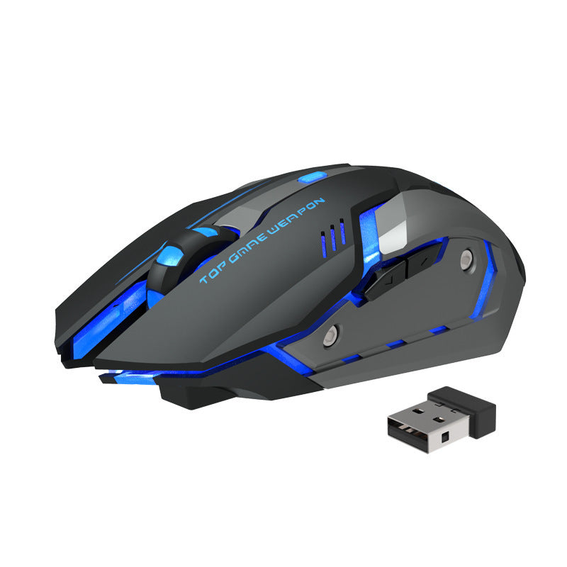 Wireless Charging Silent Gaming Mouse Machinery - NOVAEDGE
