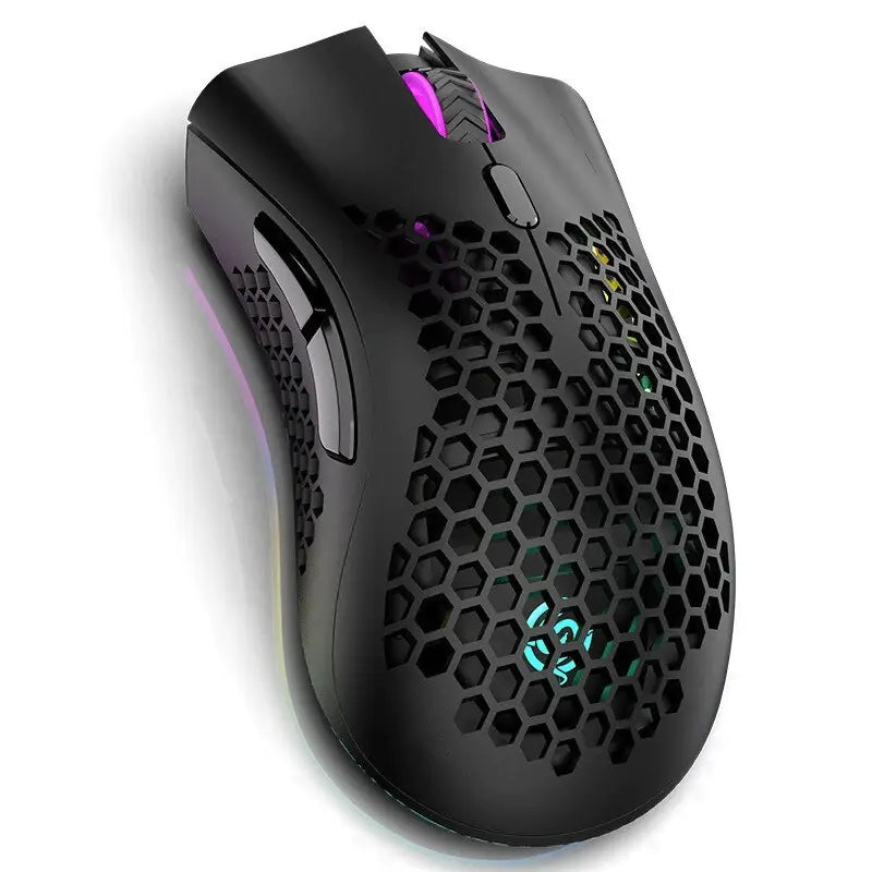 BM600 Rechargeable Wireless RGB Gaming Mouse for PC - NOVAEDGE