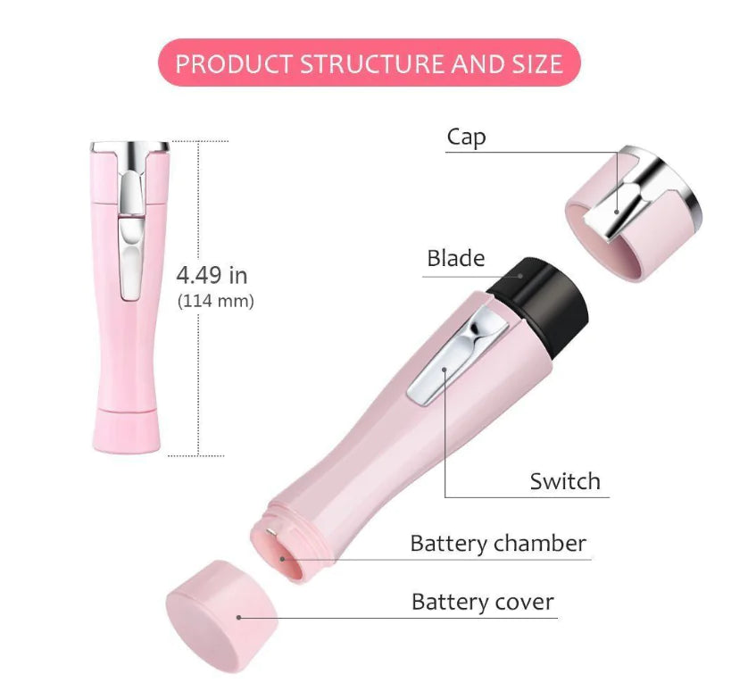 Hair Removal Device for Women - Shaver and Trimmer - NOVAEDGE