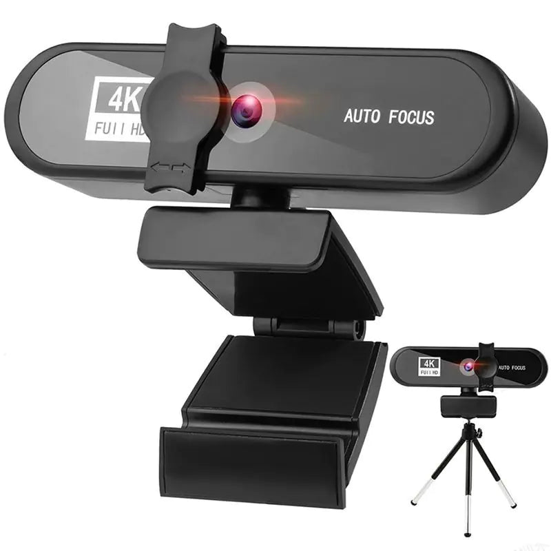 4K 1080p USB Webcam with Microphone and Tripod - NOVAEDGE