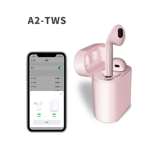 A2-TWS Wireless Bluetooth Earbuds with Touch Control - NOVAEDGE